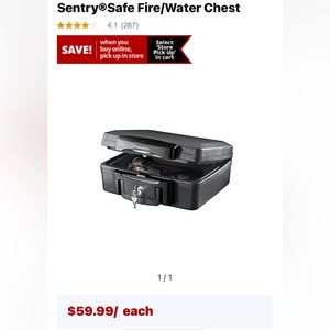 Sentry®Safe Fire/Water Chest
